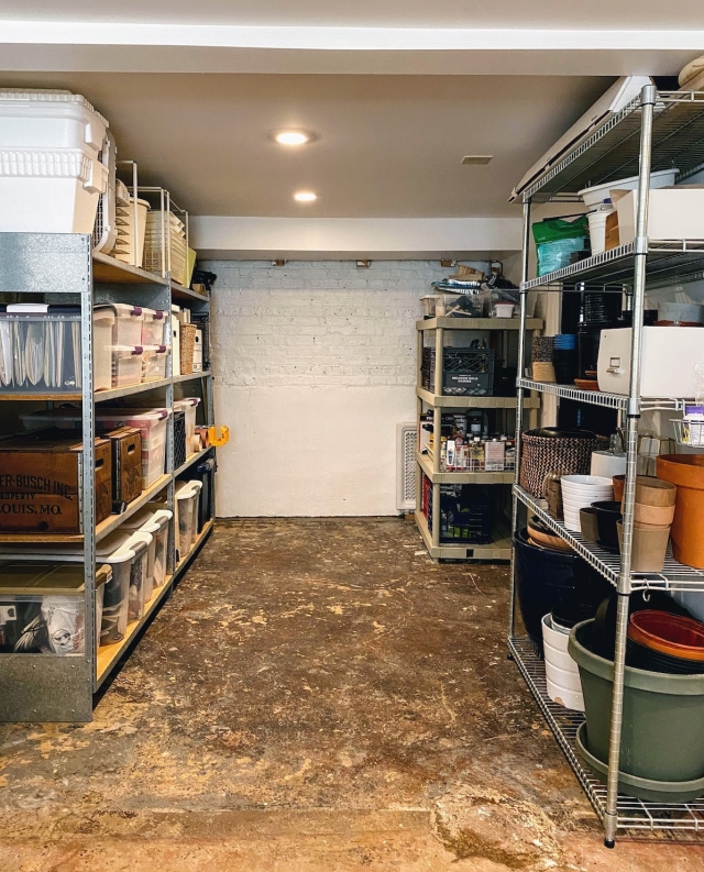 Organization - Storage/Furnace Room - Happy Place Spaces
